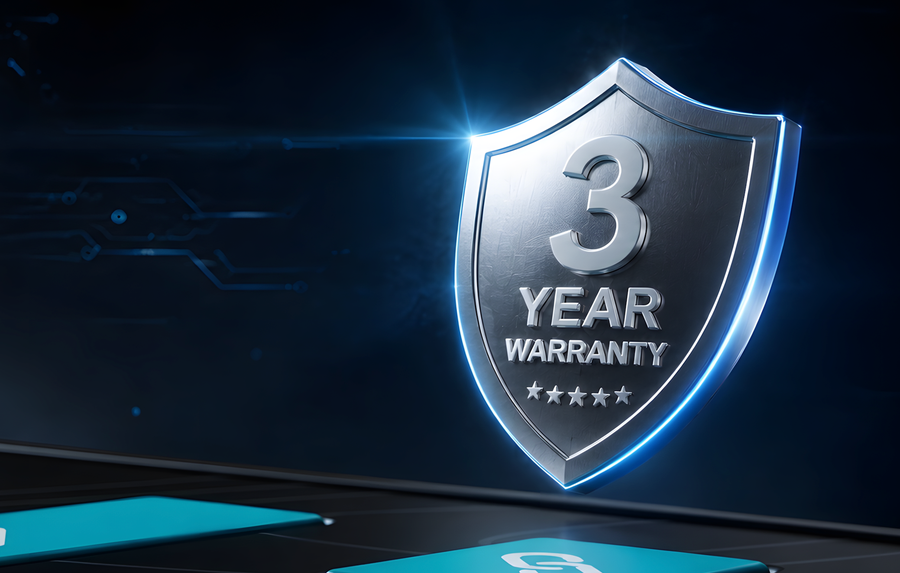 3-Year Warranty