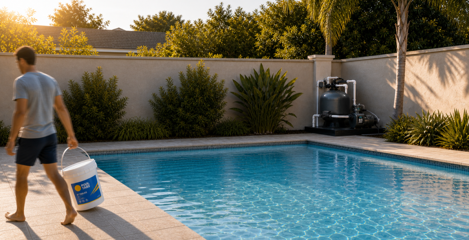 Cleaner Water. Less Manual Chlorine Work.