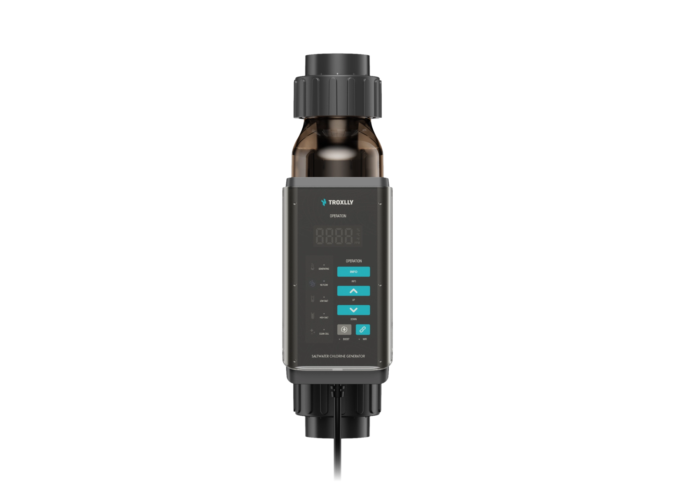 TROXLLY TP-25 Salt Chlorine Generator | 1:1 Retrofit for Legacy Systems, 25g/h