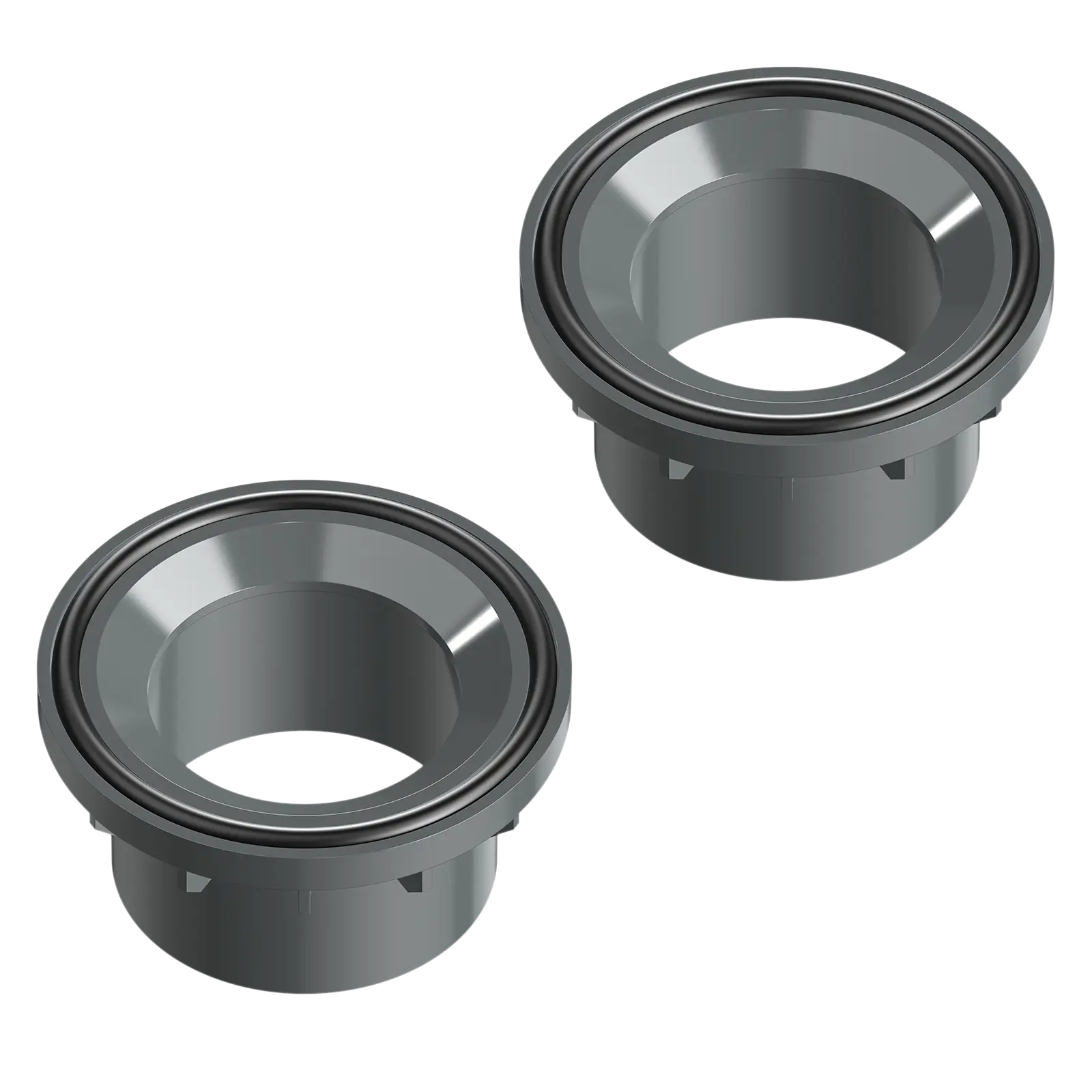 TROXLLY Genuine PVC Union Adapters with O-Rings (Set of 2) | 1.5" or 2.0"