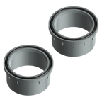 TROXLLY Genuine PVC Union Adapters with O-Rings (Set of 2) | 1.5" or 2.0"