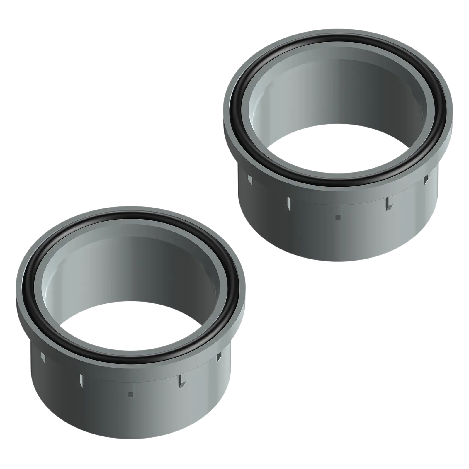 TROXLLY Genuine PVC Union Adapters with O-Rings (Set of 2) | 1.5" or 2.0"